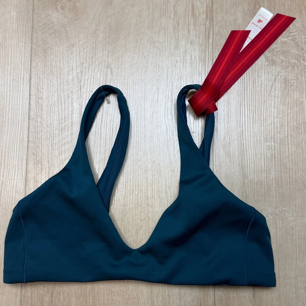 Left on Friday Plunge Bikini Top deep end